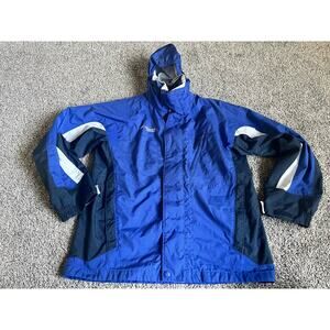 Columbia Bugaboo Interchange Boys 14/16 Blue Shell Coat Jacket Youth E8
